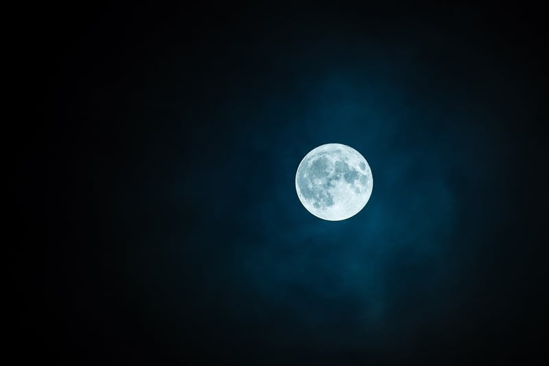Moon in the Night Sky
